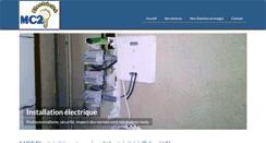 Desktop Screenshot of mc2-electricite.com