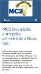 Mobile Screenshot of mc2-electricite.com