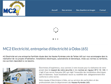 Tablet Screenshot of mc2-electricite.com